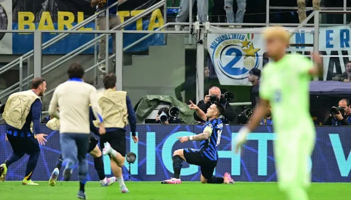 Inter Milan sukses melaju ke babak final Liga Champions Eropa 2024-2025, setelah di Semifinal menyingkirkan Barcelona dengan aggregat 7-6.